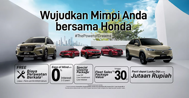 Wujudkan Mimpi Anda Bersama Honda